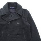 POLO SPORT RALPH LAUREN 90年代 ダブルブレスト ピーコート M グレー メルトン チンストラップ 日本製