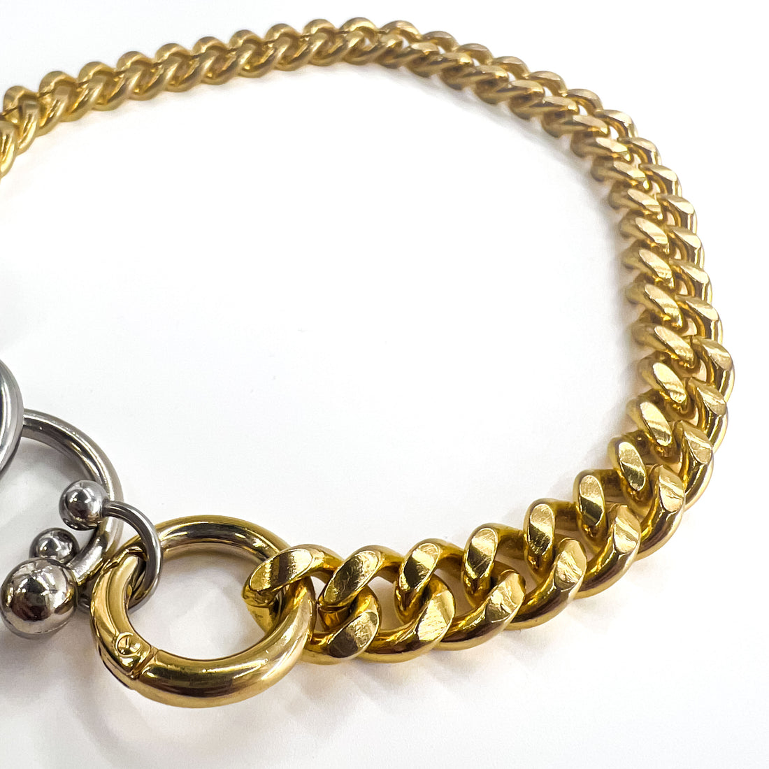 sacai  ボディピアス ネックレス Body Pierce Necklace メタルチェーン シルバー ゴールド