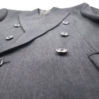 80s Canada UNION MADE Vintage Blazer BOSA 80年代 カナダ製 ダブル ブレザー ピークドラベル テーラードジャケット L ユニオンメイド ACTWUタグ JACK FRASER別注