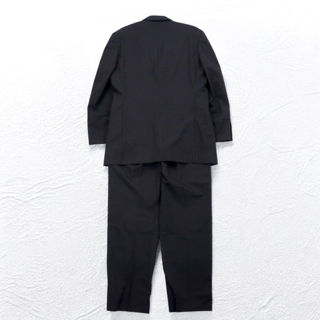 STUDIO by D'URBAN 80年代 3B スーツ セットアップ XL グレー ストライプ ウール 日本製