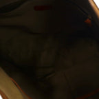 quadro 2WAY Leather Shoulder Bag Camel Made in Japan