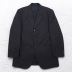 STUDIO by D'URBAN 80年代 3B スーツ セットアップ XL グレー ストライプ ウール 日本製