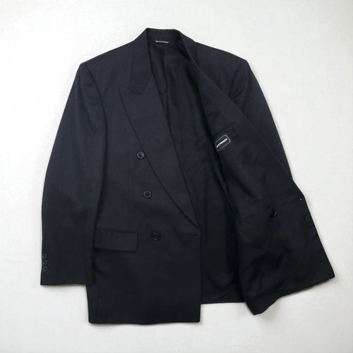80s Canada UNION MADE Vintage Blazer BOSA 80年代 カナダ製 ダブル ブレザー ピークドラベル テーラードジャケット L ユニオンメイド ACTWUタグ JACK FRASER別注