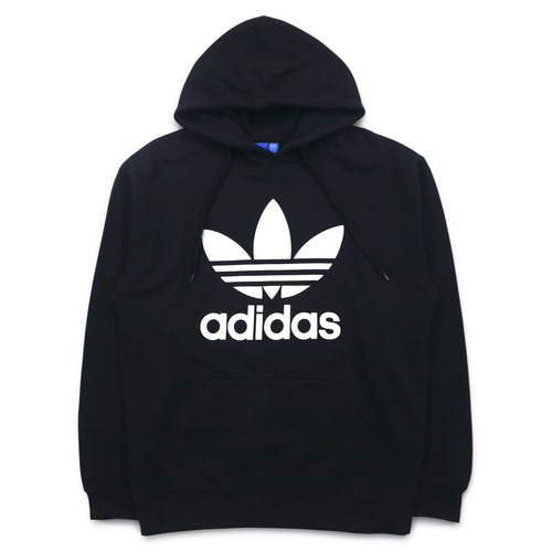 adidas originals Trefoil logo pullover hoodie XL black TREEFOIL LEAF PRINT LOGO G92596