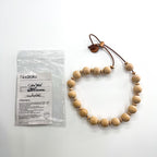 nodzoku ウッドボール ネックレス ベージュ ブラウン Collier. While Natural Wood Ball ヌメ革