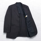 STUDIO by D'URBAN 80年代 3B スーツ セットアップ XL グレー ストライプ ウール 日本製