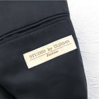 STUDIO by D'URBAN 80年代 3B スーツ セットアップ XL グレー ストライプ ウール 日本製