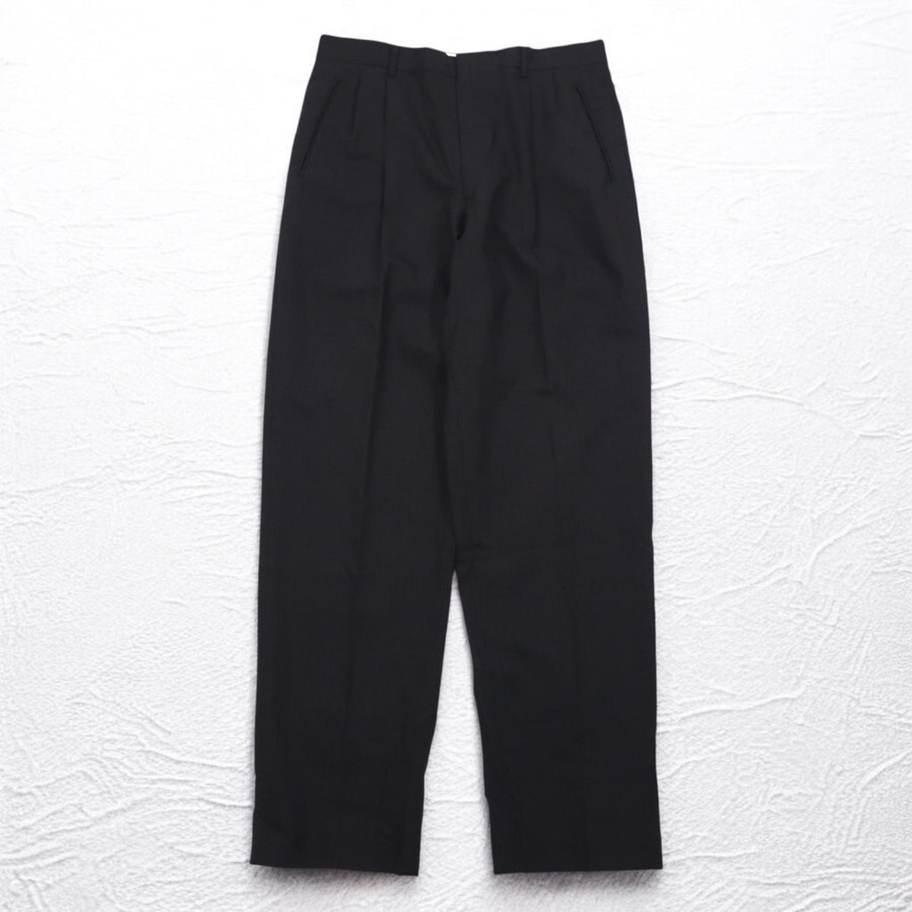 STUDIO by D'URBAN 80年代 3B スーツ セットアップ XL グレー ストライプ ウール 日本製