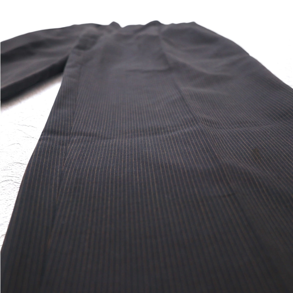 STUDIO by D'URBAN 80年代 3B スーツ セットアップ XL グレー ストライプ ウール 日本製