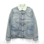 LEVI'S MADE&CRAFTED ビッグE タイプ 2nd シェルパ トラッカージャケット S インディゴ TYPE 2 裏ボア 34470-0004 プリーツ 紺タブ トルコ製