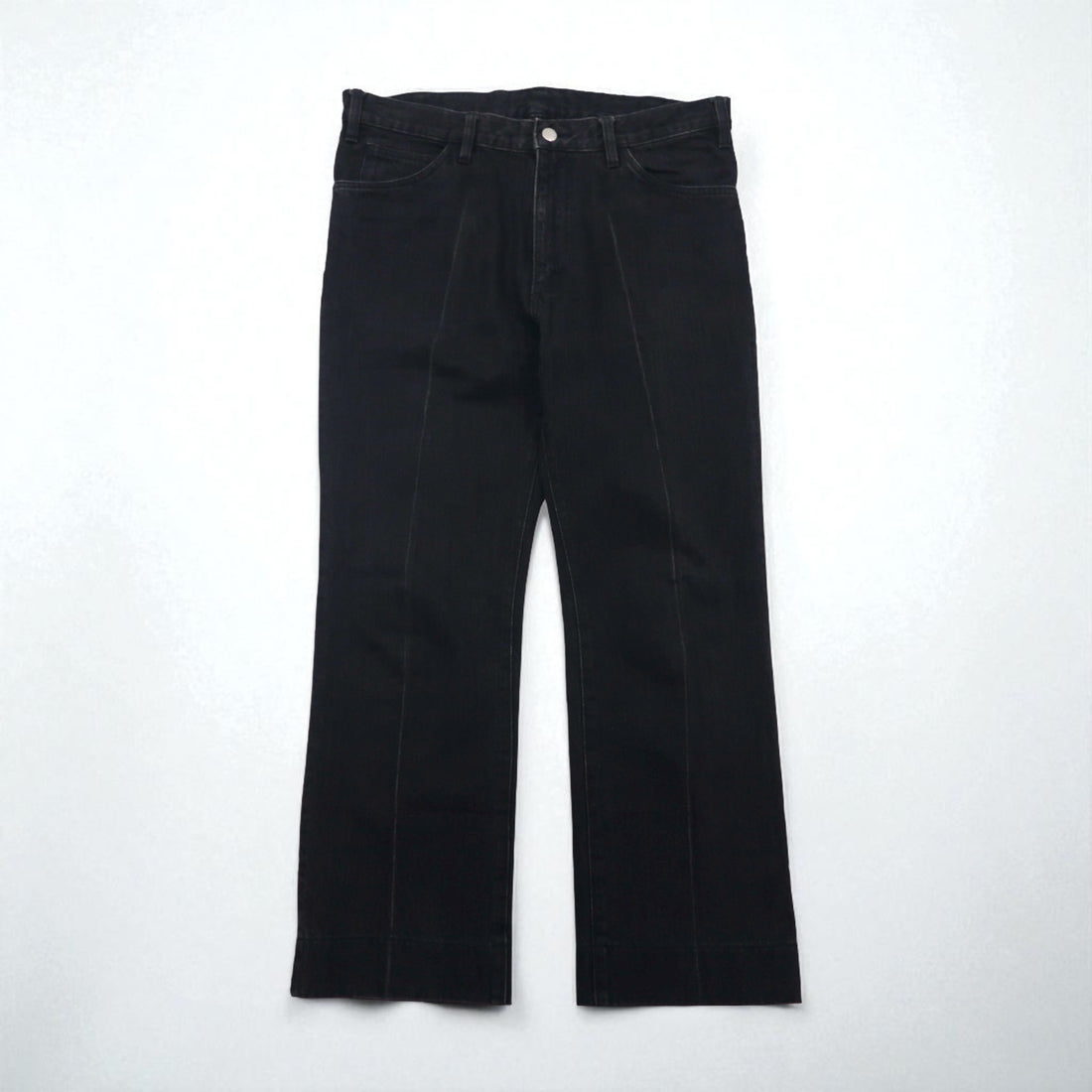 URU センタークリース デニムパンツ ジーンズ M ブラック 19SUP11B 日本製