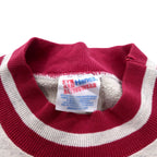 Hanes USA製 90年代 ACTIVE WEAR リブライン スウェット M グレー コットン LAKE TAHOE