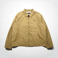 Polo Ralph Lauren Harrington Swing Jacket in Beige Peach Skin with Small Pony Embroidery and Chin Strap, Size 2XL
