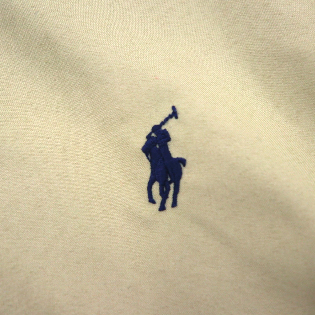 Polo Ralph Lauren Harrington Swing Jacket in Beige Peach Skin with Small Pony Embroidery and Chin Strap, Size 2XL
