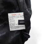 Wind Armor 90s Lamb Leather Car Coat Half Jacket, Size M, Black Genuine