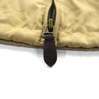 Polo Ralph Lauren Harrington Swing Jacket in Beige Peach Skin with Small Pony Embroidery and Chin Strap, Size 2XL