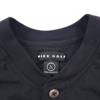 NIKE Piste Pullover Nylon Jacket Jersey Size L Black Swoosh