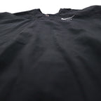 NIKE Piste Pullover Nylon Jacket Jersey Size L Black Swoosh
