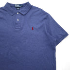 Polo by Ralph Lauren 90年代 ポロシャツ L ネイビー コットン スモールポニー刺繍