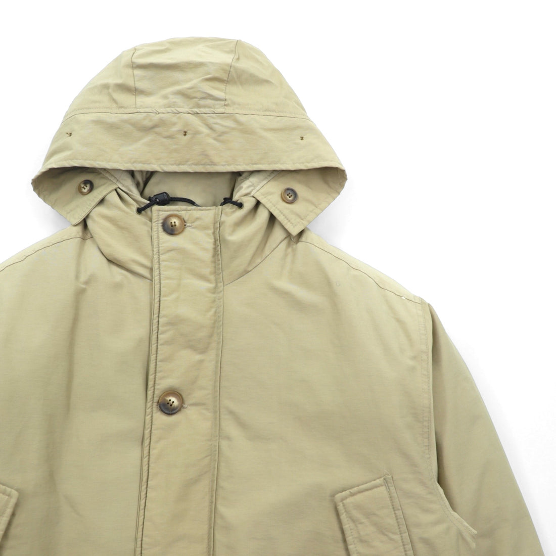 Woolrich 90年代 アークティックパーカ ダウンジャケット M ベージュ 60/40クロス ダブルジップ