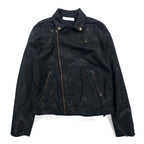 UNITED ARROWS ゴートスキン ダブル ライダースジャケット レザージャケット S ブラック 山羊革 1525-136-2584