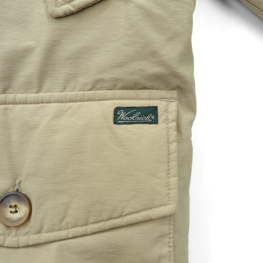 Woolrich 90年代 アークティックパーカ ダウンジャケット M ベージュ 60/40クロス ダブルジップ