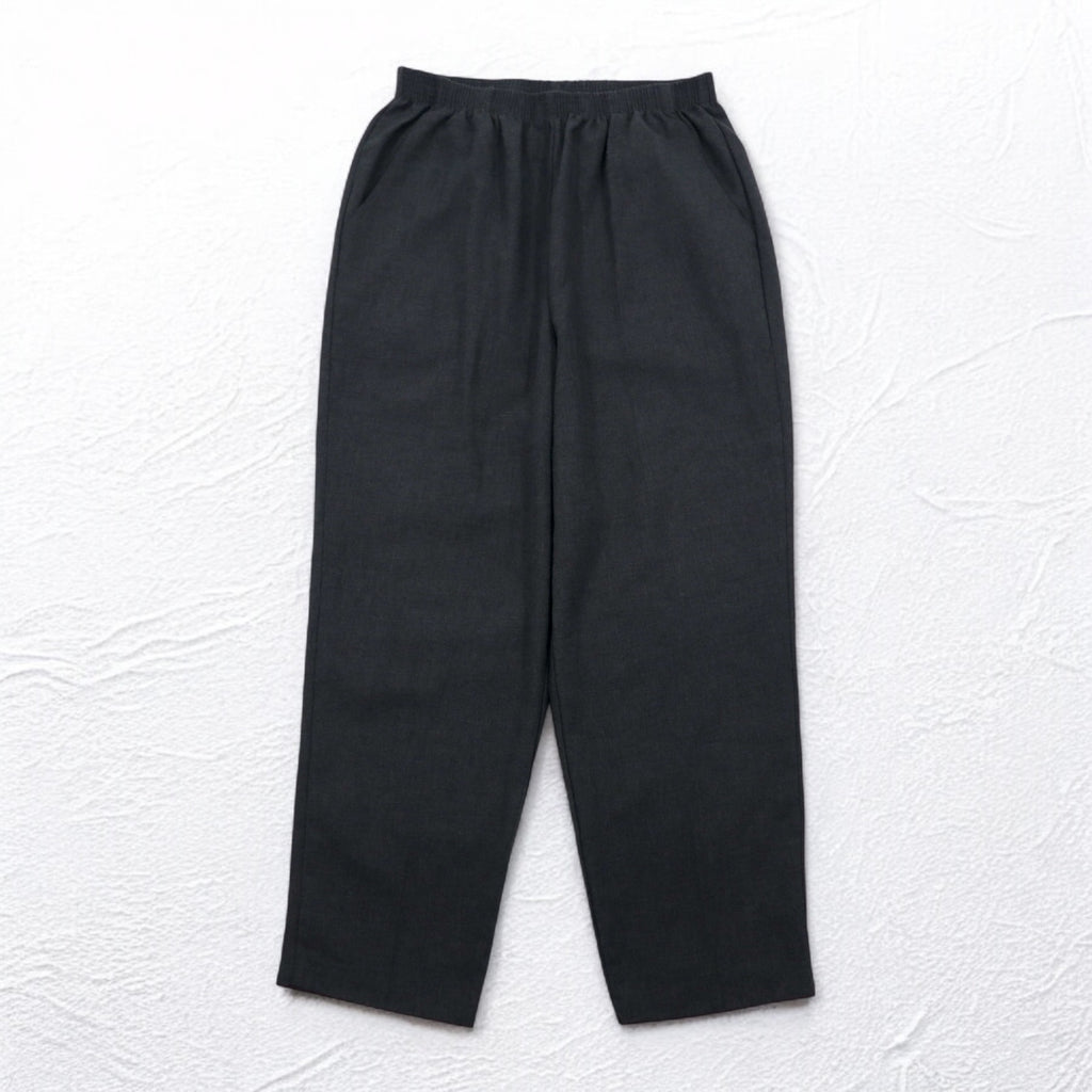 BRIGGS 90s USA made chef pants, easy pants, L, grey, polyester