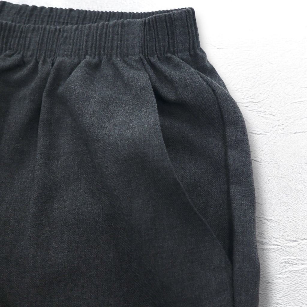 BRIGGS 90s USA made chef pants, easy pants, L, grey, polyester