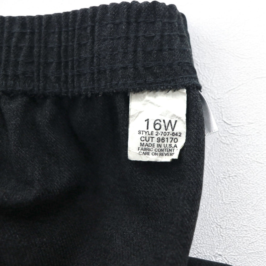 BRIGGS 90s USA made chef pants, easy pants, L, grey, polyester