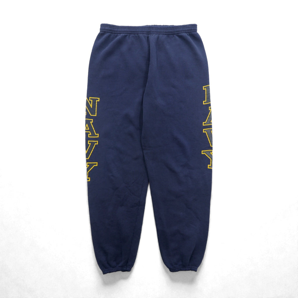 US NAVY Vintage Sweatpants SOFFE Army L Cotton Made in USA