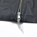 items URBAN RESEARCH ラムレザー ダブル ライダースジャケット S ブラック 羊革 ダブルジップ WH73-27M001