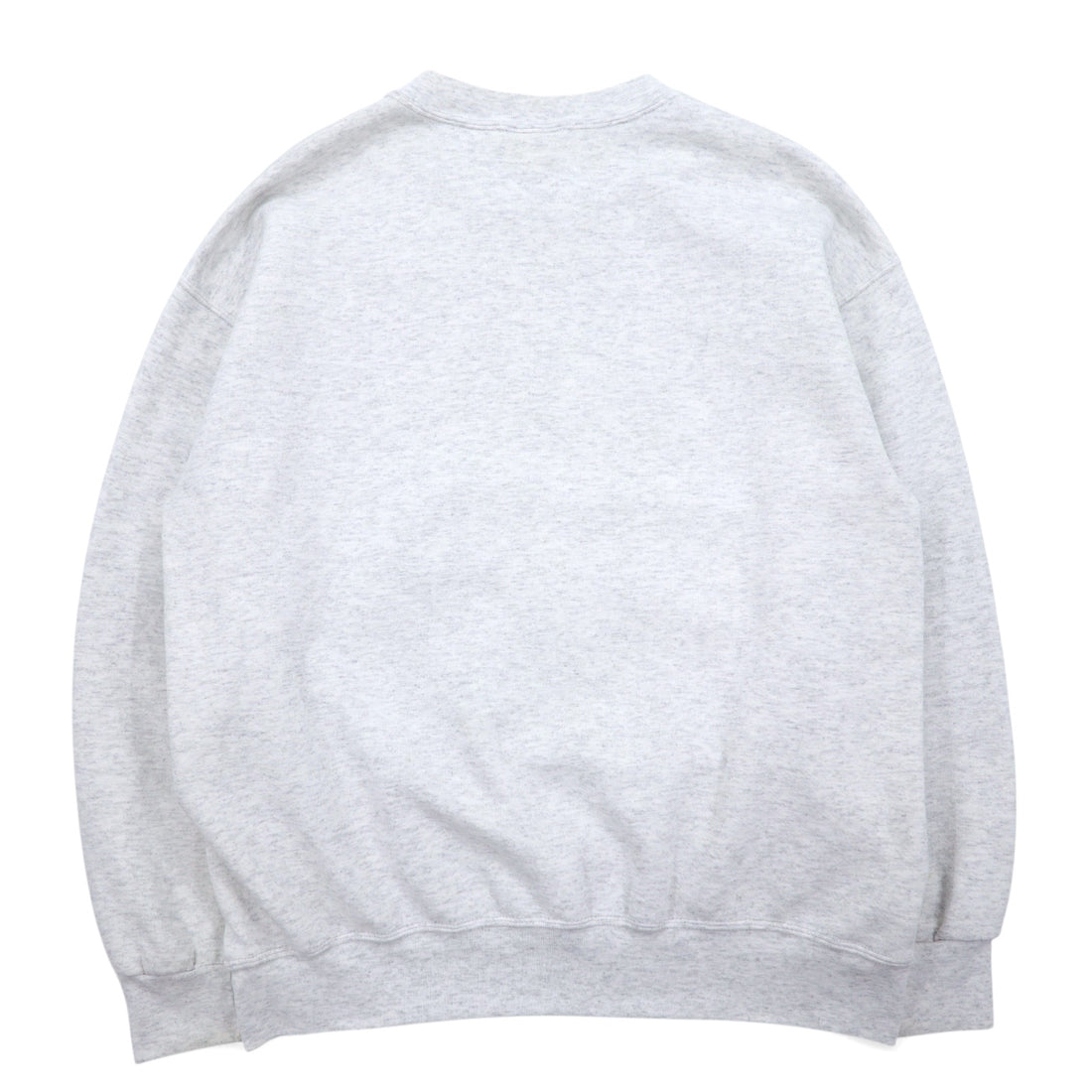 Made in USA 90s NUTMEG Football Print Sweatshirt L Grey Cotton WISCONSIN ROSE BOWL