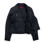 items URBAN RESEARCH ラムレザー ダブル ライダースジャケット S ブラック 羊革 ダブルジップ WH73-27M001