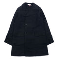 Kempel x LANTIKI European Union Made in EU Double Breasted Work Coat L Black Cotton