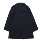 Kempel x LANTIKI European Union Made in EU Double Breasted Work Coat L Black Cotton