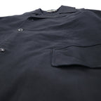 Kempel x LANTIKI European Union Made in EU Double Breasted Work Coat L Black Cotton