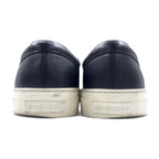 GIVENCHY Italian leather slip-on sneakers, size 24.5cm, black