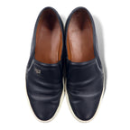 GIVENCHY Italian leather slip-on sneakers, size 24.5cm, black