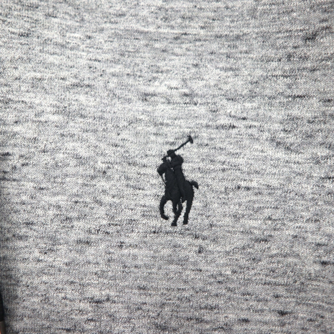 Polo Ralph Lauren ジップパーカー L グレー ストレッチ スモールポニー刺繡