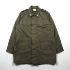 Vintage Italian Army M-90 Field Jacket by Radici Tessuti, 2000s, Military Italian Army Field Jacket, Size L, Drawcord, Epaulettes