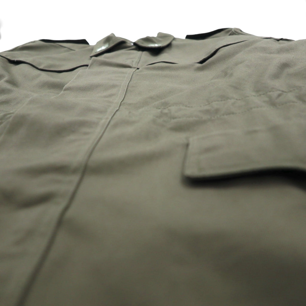 Vintage Italian Army M-90 Field Jacket by Radici Tessuti, 2000s, Military Italian Army Field Jacket, Size L, Drawcord, Epaulettes