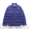 THE NORTH FACE PURPLE LABEL 65/35クロス ダウンシャツ ジャケット M ネイビー スナップボタン 胸ポケット 光電子 Bayhead Cloth ND2363N