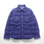 THE NORTH FACE PURPLE LABEL 65/35クロス ダウンシャツ ジャケット M ネイビー スナップボタン 胸ポケット 光電子 Bayhead Cloth ND2363N