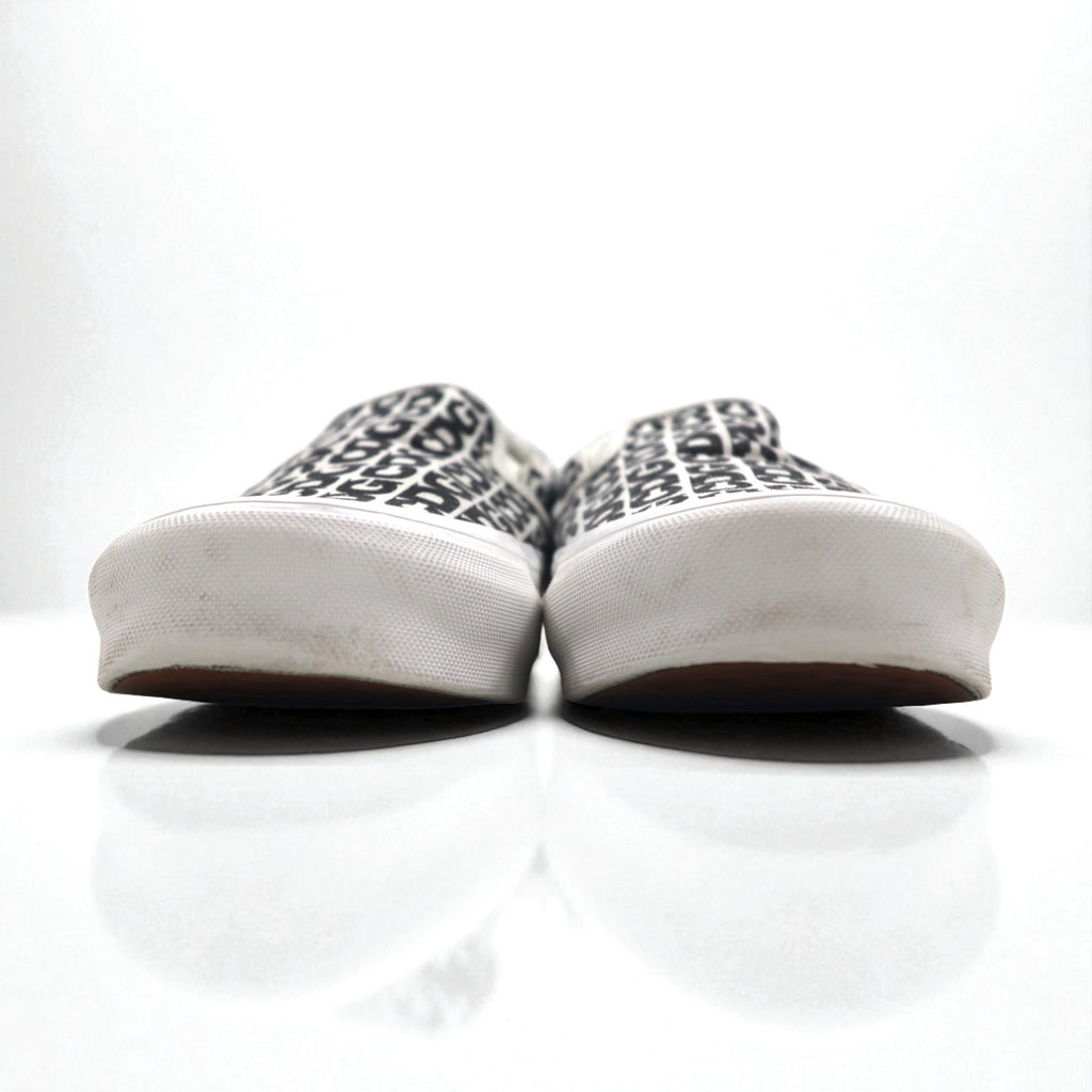 CDG ( COMME des GARCONS ) × VANS スリッポン Slip-On スニーカー 27cm ホワイト キャンバス ボルト VAULT OG Classic