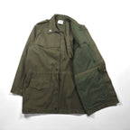 Vintage Italian Army M-90 Field Jacket by Radici Tessuti, 2000s, Military Italian Army Field Jacket, Size L, Drawcord, Epaulettes