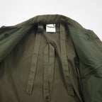 Vintage Italian Army M-90 Field Jacket by Radici Tessuti, 2000s, Military Italian Army Field Jacket, Size L, Drawcord, Epaulettes
