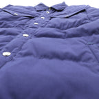 THE NORTH FACE PURPLE LABEL 65/35クロス ダウンシャツ ジャケット M ネイビー スナップボタン 胸ポケット 光電子 Bayhead Cloth ND2363N