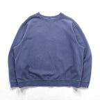 L.L.Bean 前V ブランク スウェット トレーナー XL ネイビー TRADITIONAL FIT 無地 クルーネック