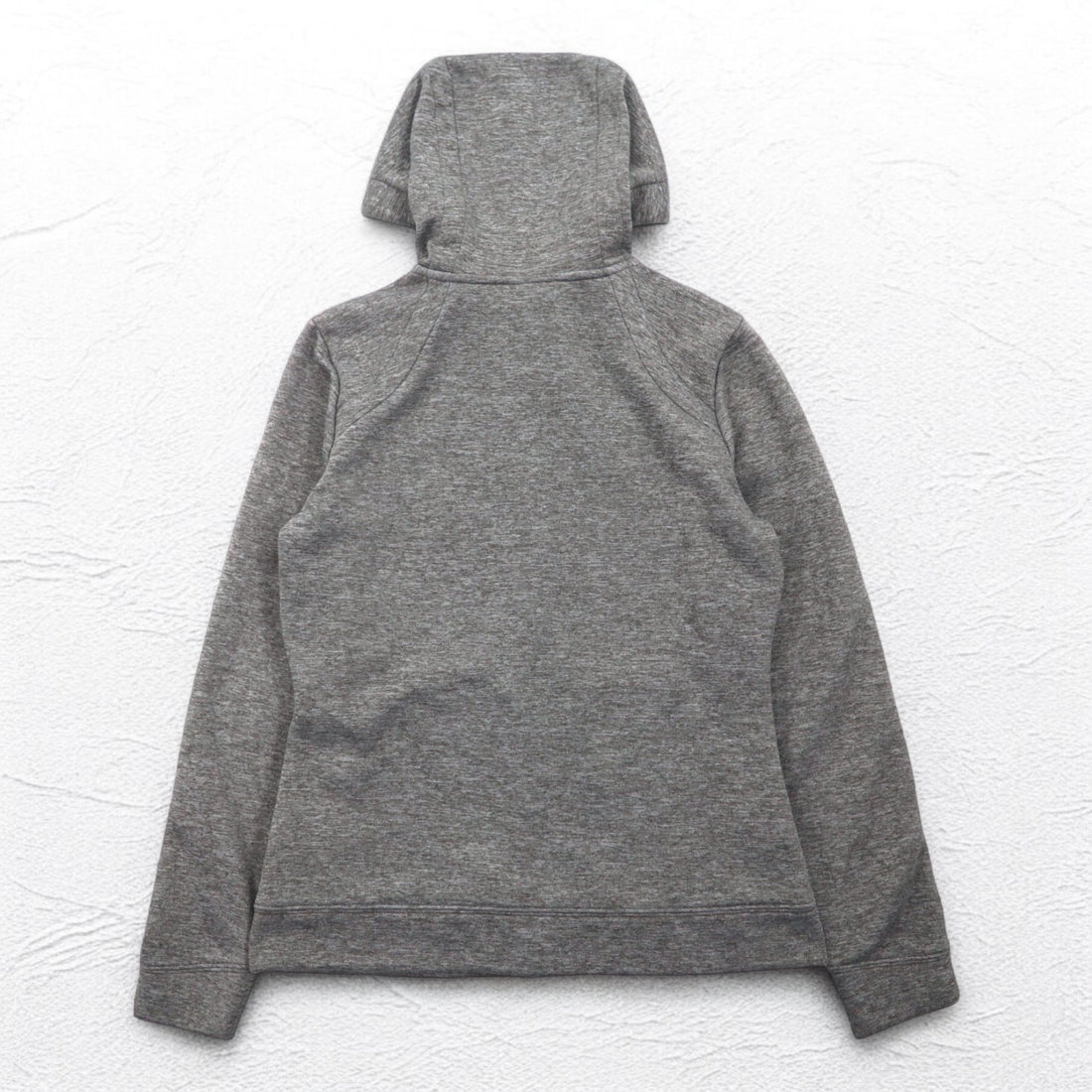 THE NORTH FACE Full Zip Hoodie M Gray Polyester Logo Embroidery US Standard A40A