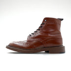 Tricker's 英国製 モールトン MALTON カントリーブーツ フルブローグ レースアップブーツ 27.5cm イギリス製 M2508